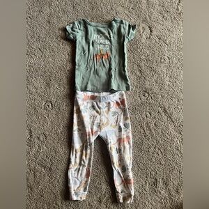 Chick Pea Pajamas with Animal Pattern